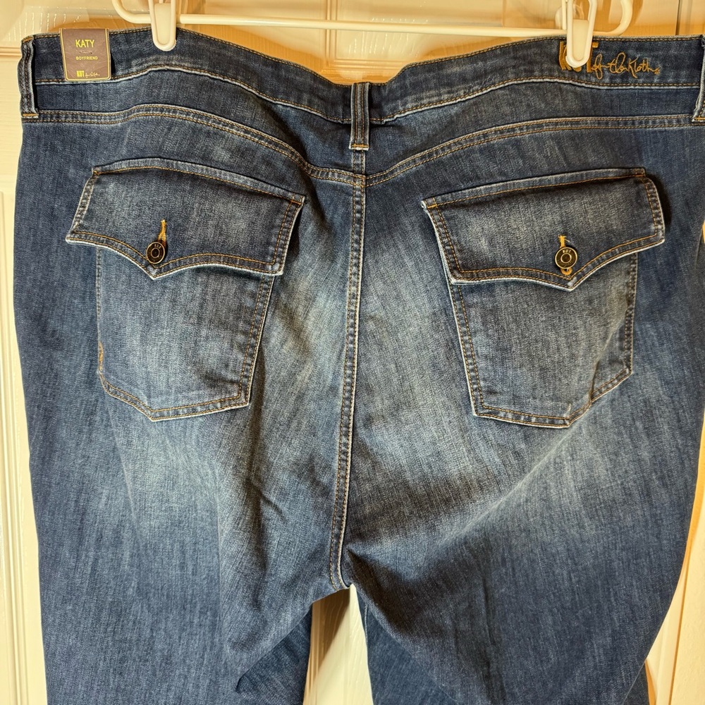 Kut From The Kloth Jeans Katy Boyfriend Denim Plus Size 24 W - Picture 3 of 7